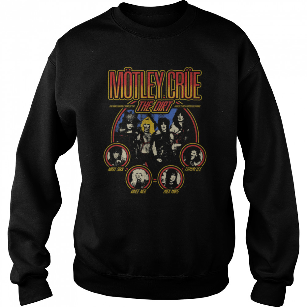 Mötley Crüe – The Dirt Pentagram Crest T- B09MV8VW9D Unisex Sweatshirt