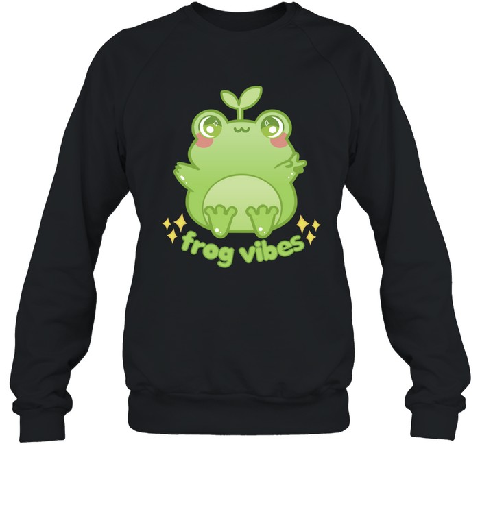 Froggy Crossing  Frog Vibes Youth T  Unisex Sweatshirt