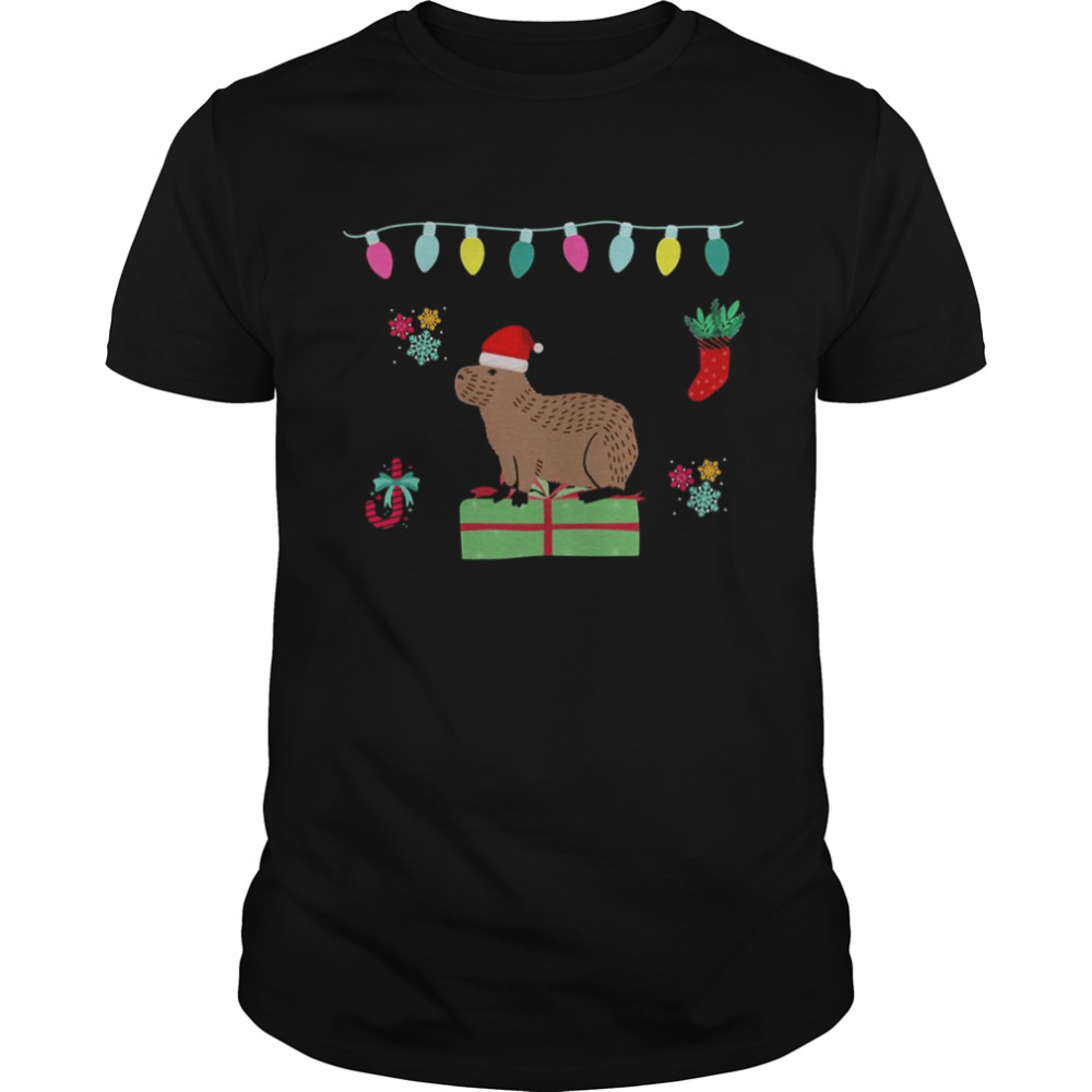 Capybara Christmas Xmas shirt