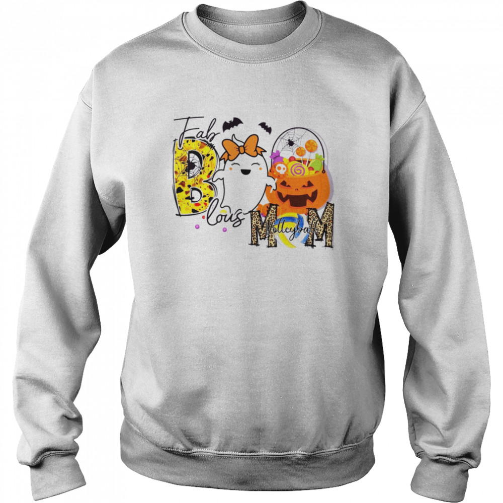 Halloween Volleyball Mom shirt Unisex Sweatshirt