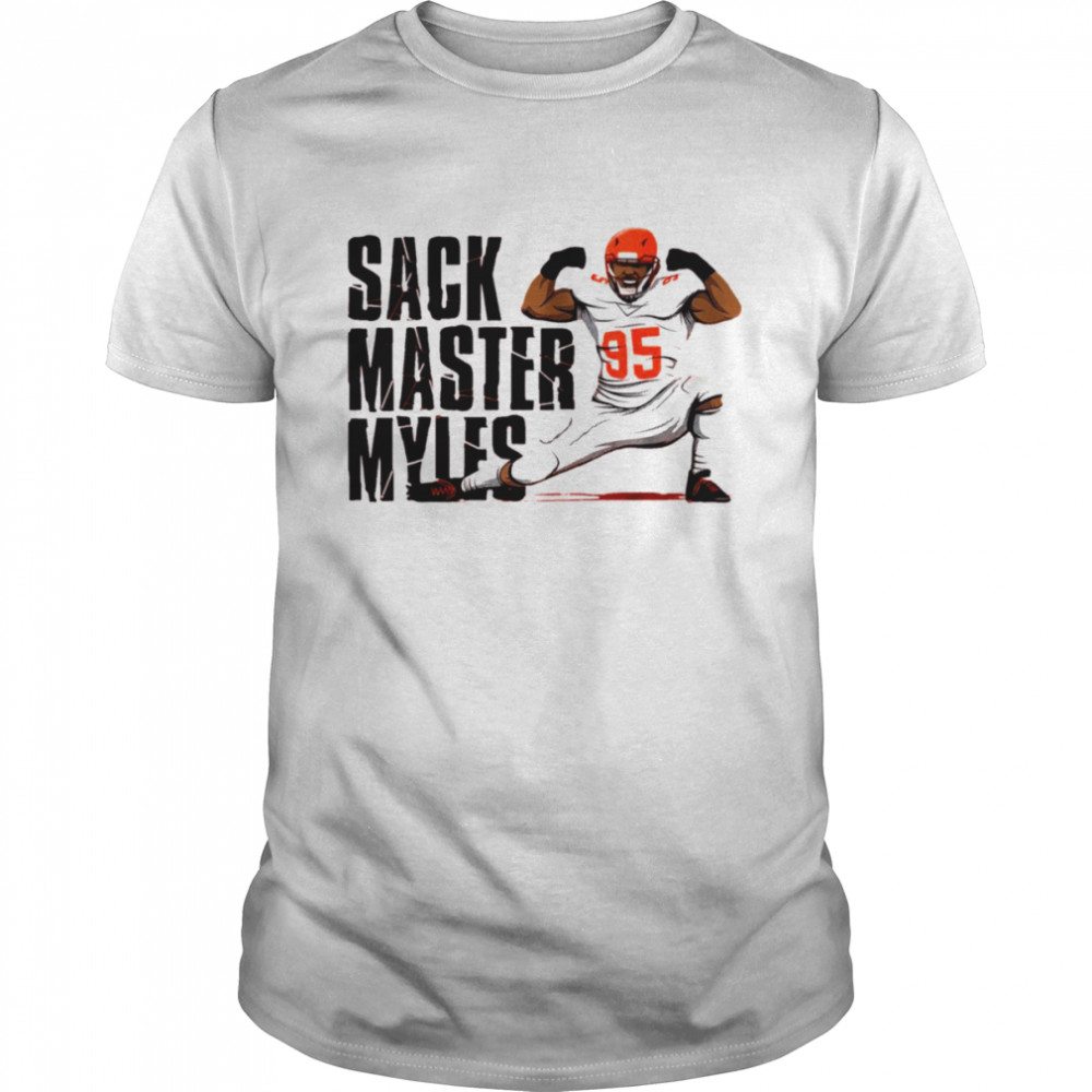 Sack Master Myles Garrett shirt