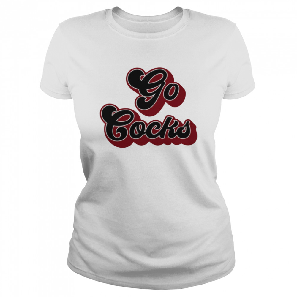 Go Cocks South Carolina Gamecocks Football shirt Classic Women's T-shirt