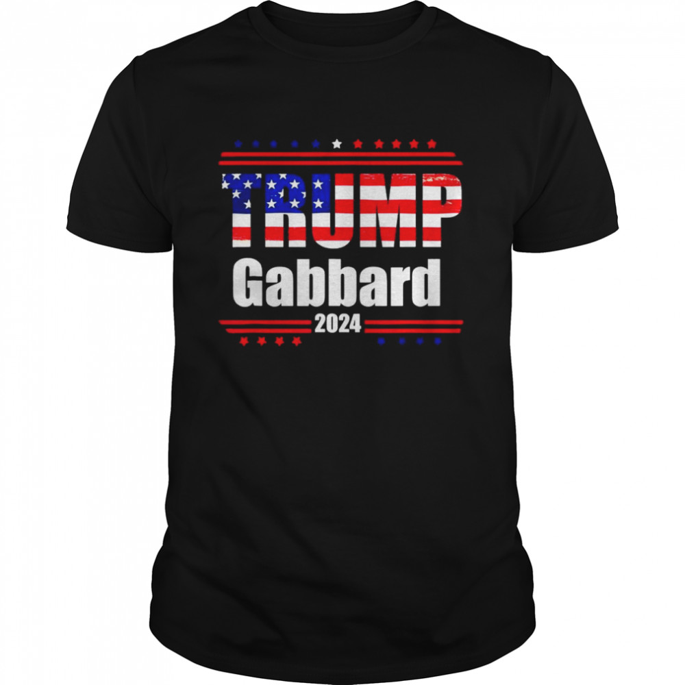 Donald Trump Tulsi Gabbard 2024 Usa Flag shirt