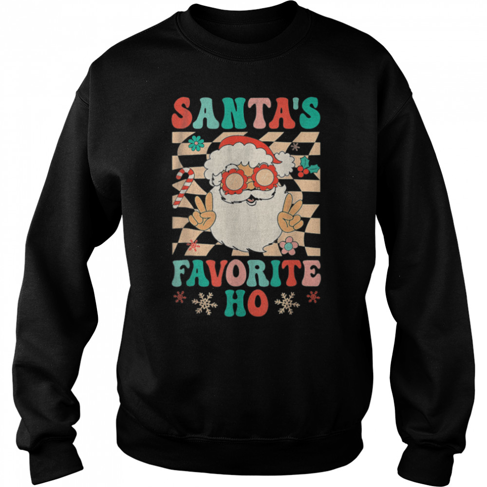 Retro Groovy Christmas Tis The Season Hippie Santa Claus PJs T- B0BK1VQLXV Unisex Sweatshirt