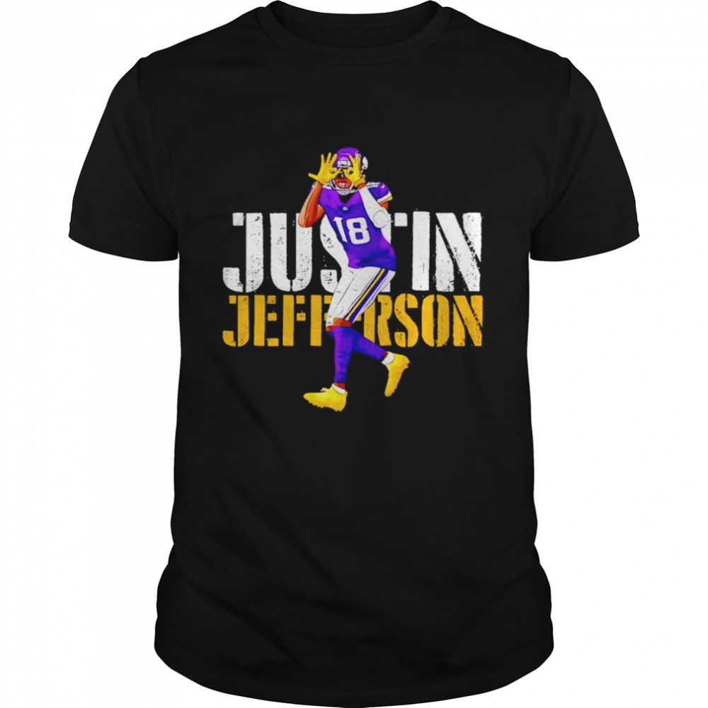 Justin Jefferson 18 Minnesota Vikings shirt