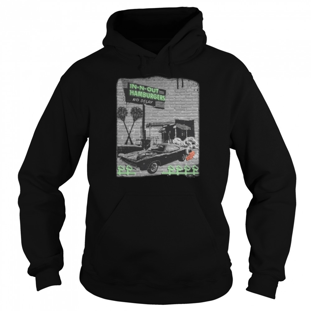 In-n-out 2023 shirt quality-n-speed in-n-out burger shirt Unisex Hoodie