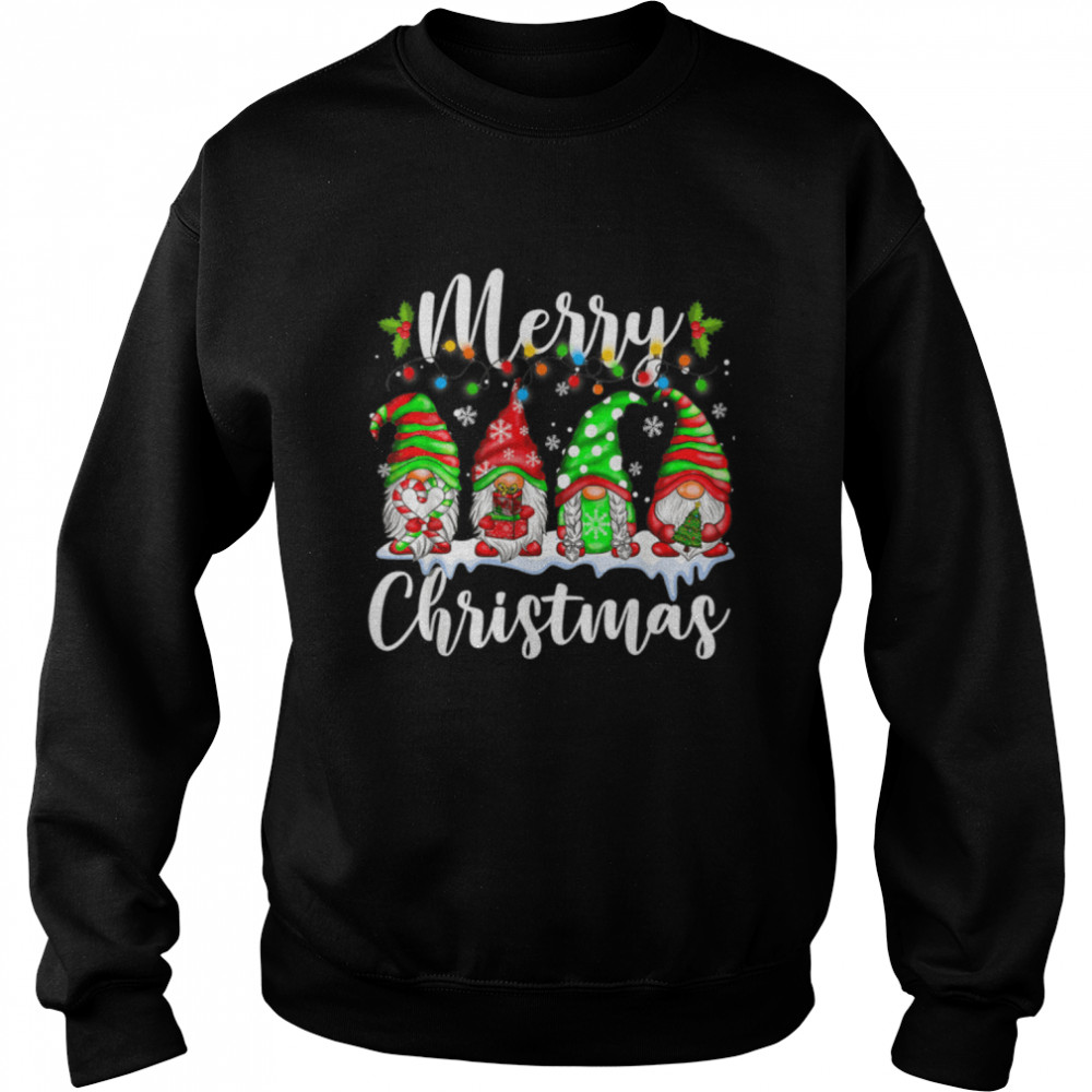 Merry Christmas Gnome  Funny Family Xmas Kid Boys Girls T- B0BN8TH54S Unisex Sweatshirt